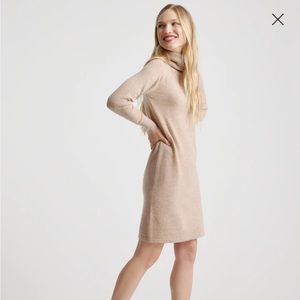 Quince Mongolian Cashmere Turtleneck Sweater Dress Medium NWT